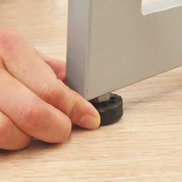 【法人様限定】送料無料 研修用デスク W750xD500 ホワイト RFJD-7570W - 画像 (5)