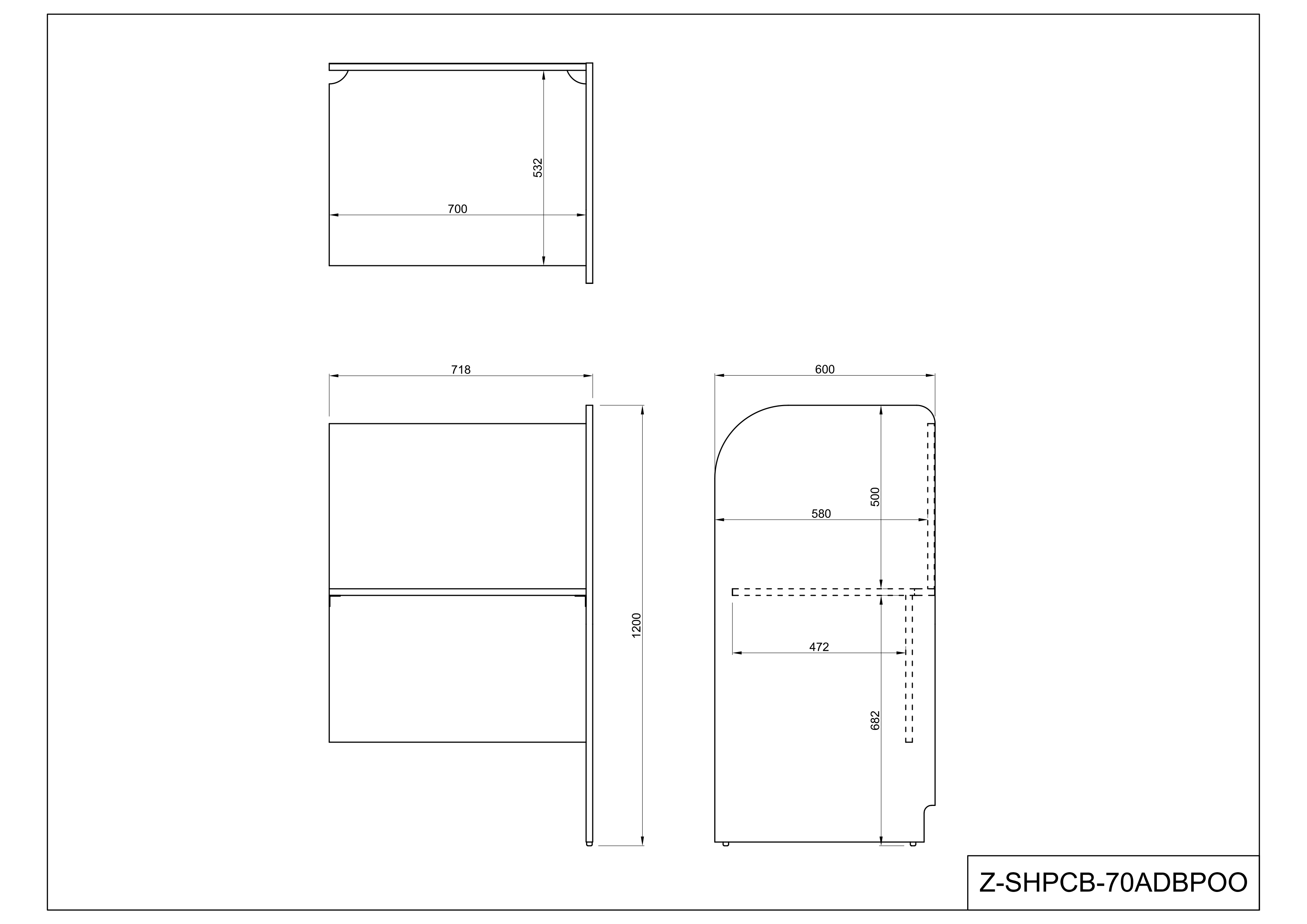 【法人様限定】送料無料 PCブースデスク 増連 W700 背板あり ナチュラル Z-SHPCB-70ADBPNA - 画像 (4)
