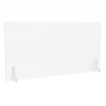 【法人様限定】送料無料 机上アクリルパネル透明 W1200×H600 AFP-1260N