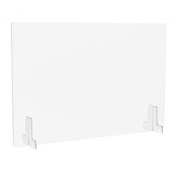 【法人様限定】送料無料 机上アクリルパネル透明 W900×H600 AFP-9060N