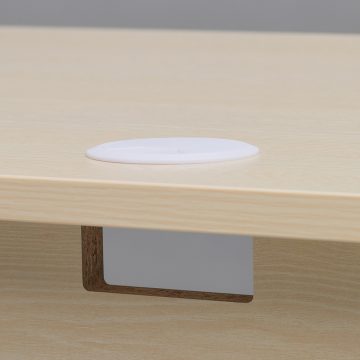 【法人様限定】送料無料 ワーキングデスク W800xD600 ナチュラル GZWD-0860NA - 画像 (6)