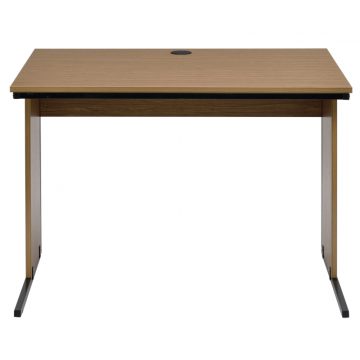 【法人様限定】送料無料 ワーキングデスク W1000xD700 ウォルナット GZWD-1070DM - 画像 (2)