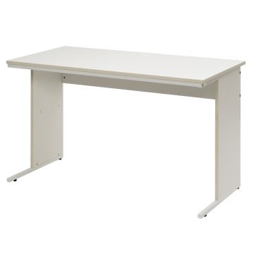 【法人様限定】送料無料 ワーキングデスク W1200xD600 ホワイト GZWD-1260WH