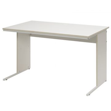 【法人様限定】送料無料 ワーキングデスク W1200xD700 ホワイト GZWD-1270WH