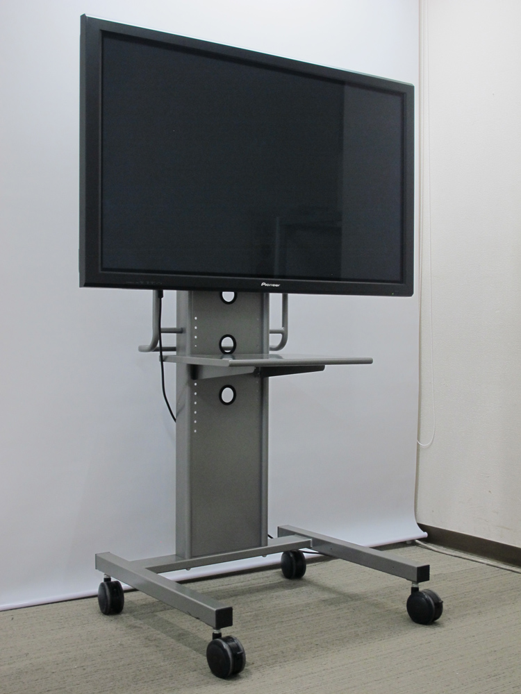 【店頭引渡し限定】 業務用モニター ディスプレイ パイオニア Pioneer プラズマディスプレイ 業務用 モニター 50V型 PDP-507CMX-JP スタンドセット ハヤミ工産 HAMILeX ハミレックス PH-815 【中古】 【中古オフィス家具】