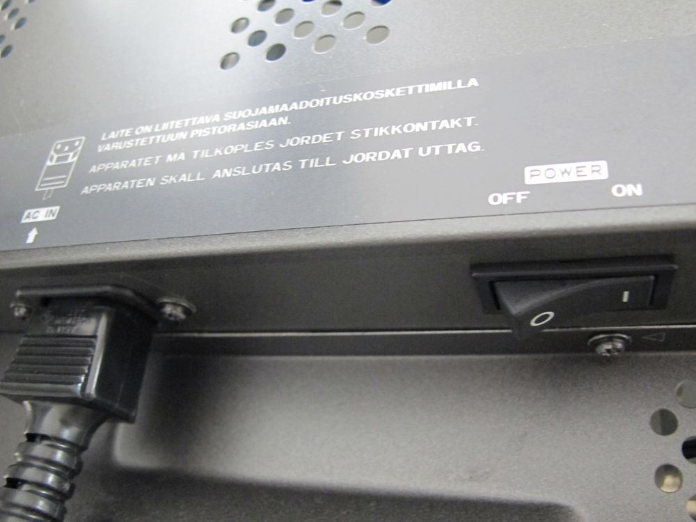 【店頭引渡し限定】 業務用モニター ディスプレイ パイオニア Pioneer プラズマディスプレイ 業務用 モニター 50V型 PDP-507CMX-JP スタンドセット ハヤミ工産 HAMILeX ハミレックス PH-815 【中古】 【中古オフィス家具】 - 画像 (11)