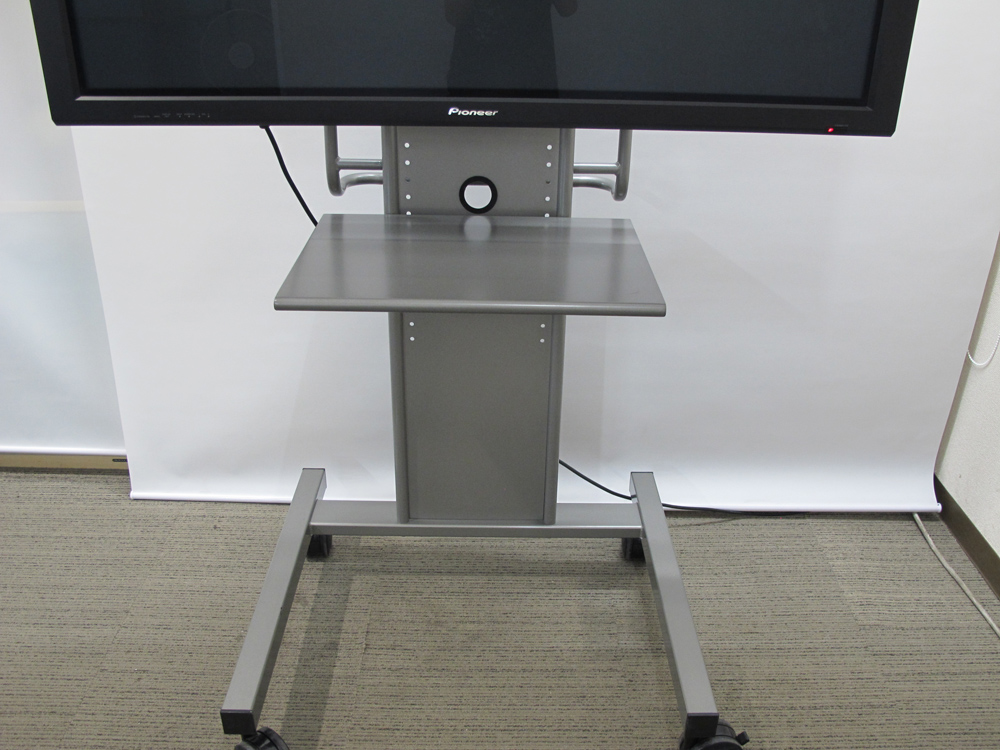 【店頭引渡し限定】 業務用モニター ディスプレイ パイオニア Pioneer プラズマディスプレイ 業務用 モニター 50V型 PDP-507CMX-JP スタンドセット ハヤミ工産 HAMILeX ハミレックス PH-815 【中古】 【中古オフィス家具】 - 画像 (7)