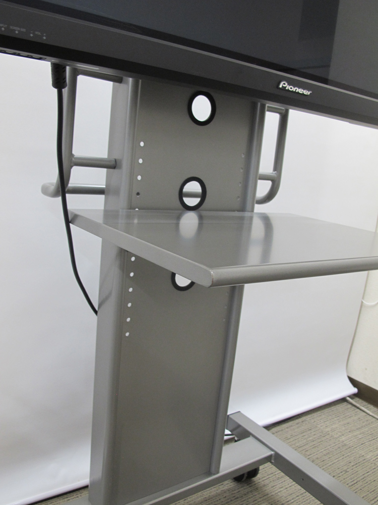 【店頭引渡し限定】 業務用モニター ディスプレイ パイオニア Pioneer プラズマディスプレイ 業務用 モニター 50V型 PDP-507CMX-JP スタンドセット ハヤミ工産 HAMILeX ハミレックス PH-815 【中古】 【中古オフィス家具】 - 画像 (8)