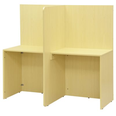 【法人様限定】送料無料 [PASOシリーズ] T型ブースデスク ナチュラル RFBD-T