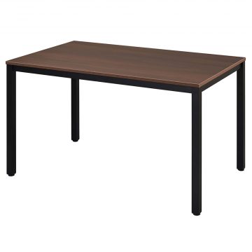 【法人様限定】送料無料 ミーティングテーブルW1200xD750 ダークⅡ×ブラック脚 RFD2-1275DB2TBL