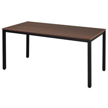 【法人様限定】送料無料 ミーティングテーブル W1500xD750 ダークⅡ×ブラック脚 RFD2-1575DB2TBL