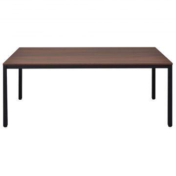 【法人様限定】送料無料 ミーティングテーブル W1800xD900 ダークⅡ×ブラック脚 RFD2-1890DB2TBL - 画像 (2)