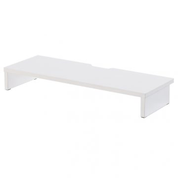 【法人様限定】送料無料 机上PCラック W700 ホワイト RFDR-70W