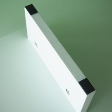 【法人様限定】送料無料 机上PCラックⅡ W450xH120 ホワイト RFDR2-450WH - 画像 (4)