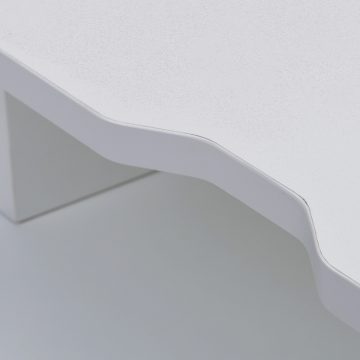 【法人様限定】送料無料 机上PCラックⅡ W450xH120 ホワイト RFDR2-450WH - 画像 (3)