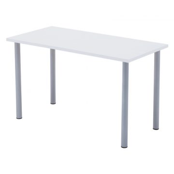 【法人様限定】送料無料 エコノミーテーブル W1200xD600 ホワイト RFEMD-1260W