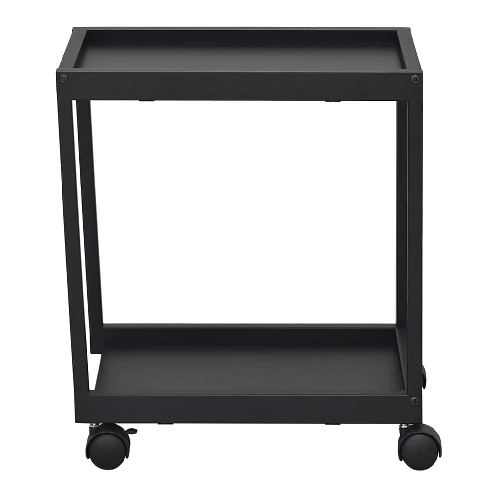 【法人様限定】送料無料 リスム フリーアドレス用ワゴン 2段 ブラック RFFWG-2BK - 画像 (4)