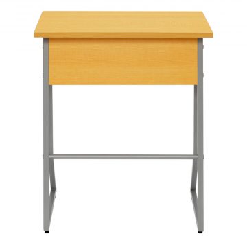 【法人様限定】送料無料 スモール研修用デスクⅢ W600xD450 ループ脚 ナチュラル RFJD3-6045N - 画像 (3)