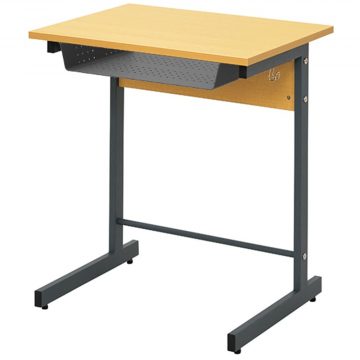 【法人様限定】送料無料 スモール研修用デスクⅢ W600xD450 L字脚 ナチュラル RFJD3-6045NL