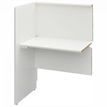 【法人様限定】送料無料 RFPCブースⅡ W800xD600 増連 2ヶ口コンセント付き ホワイト RFPCB2-8060ADWH-NC