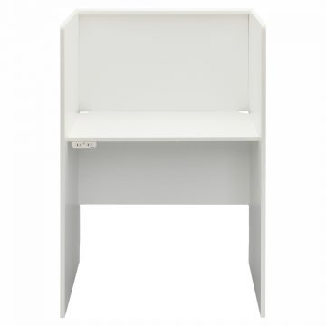 【法人様限定】送料無料 RFPCブースⅡ W800xD600 基本 2ヶ口コンセント付き ホワイト RFPCB2-8060WH-NC - 画像 (2)