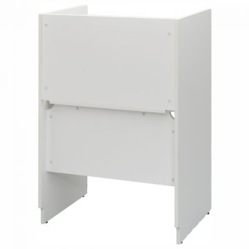 【法人様限定】送料無料 RFPCブースⅡ W800xD600 基本 2ヶ口コンセント付き ホワイト RFPCB2-8060WH-NC - 画像 (7)