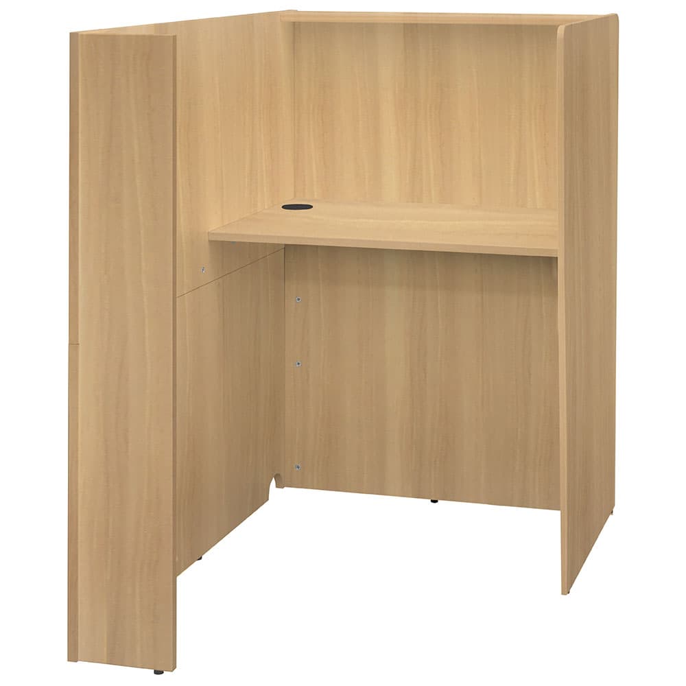 【法人様限定】送料無料 パーソナルブース W836×D1200 オーク RFPSB-0812OA