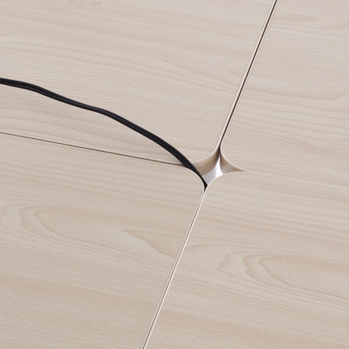 【法人様限定】送料無料 ラディーRFシンプルテーブル W1200xD700 ナチュラル RFSPT-1270NA - 画像 (4)