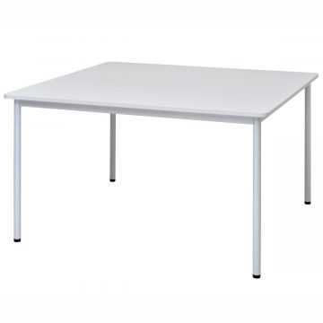 【法人様限定】送料無料 ラディーRFシンプルテーブル W1200xD1200 ホワイト RFSPT-1212WH