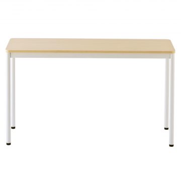 【法人様限定】送料無料 ラディーRFシンプルテーブル W1200xD400 ナチュラル RFSPT-1240NA - 画像 (2)