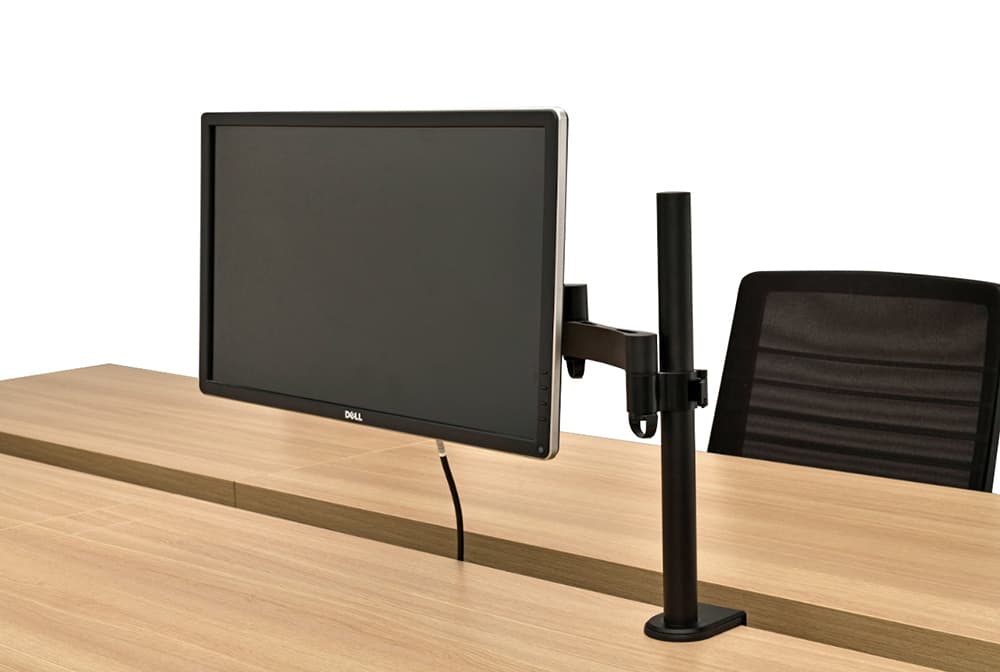 【法人様限定】送料無料 ソリード フリーアドレス用デスクⅡ 増連 W1200×D1400 オーク×ホワイト脚 RFTFT2-1214ADOA-WL - 画像 (4)