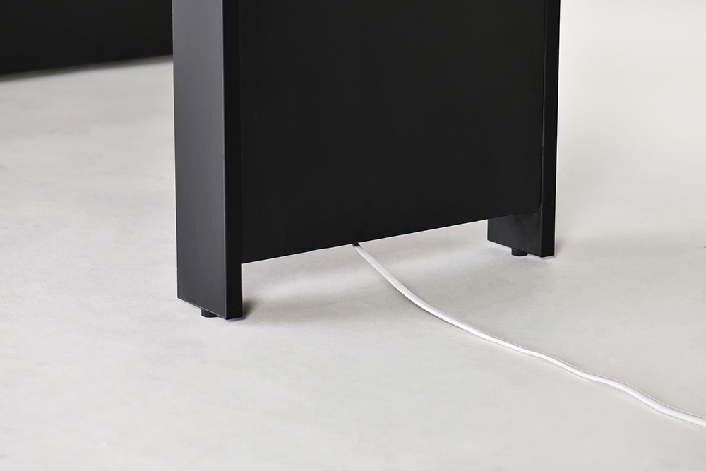 【法人様限定】送料無料 ソリード フリーアドレス用デスクⅡ W3600×D1400 オーク×ホワイト脚 RFTFT2-3614OA-WL - 画像 (7)