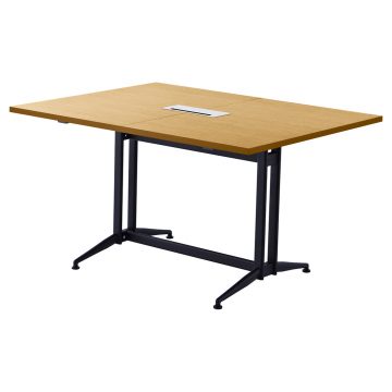 【法人様限定】送料無料 T字脚大会議テーブル 基本 W1300×D1000 ナチュラル RFTMT-1310NA