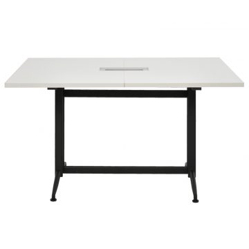 【法人様限定】送料無料 T字脚大会議テーブル 基本 ホワイト RFTMT-1310WH - 画像 (4)