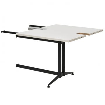 【法人様限定】送料無料 T字脚大会議テーブル 増連 ホワイト RFTMT-ADWH