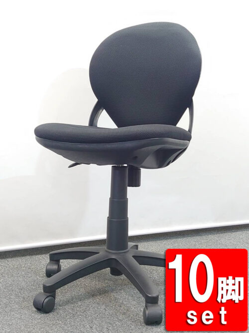 【送料無料 地域限定】【在庫44脚あり】10脚セット オフィスチェア OAチェア デスクチェア 事務チェア キャスターチェア 【中古オフィス家具】【中古】