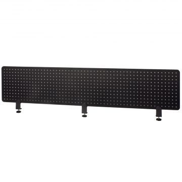 【法人様限定】送料無料 メタルデスクトップパネル W1400 ブラック クランプ型 SHDTP-PBK14