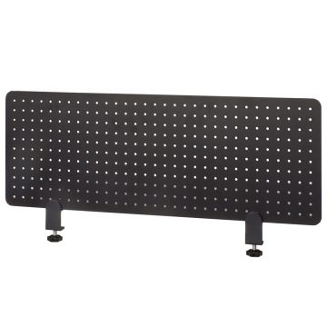 【法人様限定】送料無料 メタルデスクトップパネル W800 ブラック クランプ型 SHDTP-PBK8