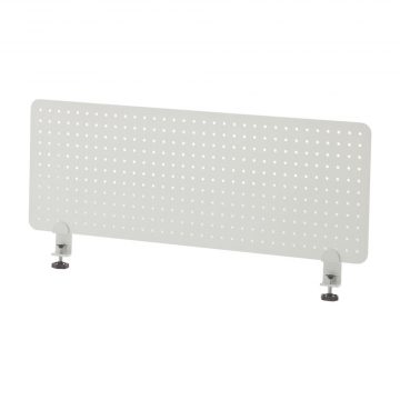 【法人様限定】送料無料 メタルデスクトップパネル W800 ホワイト クランプ型 SHDTP-PWH8