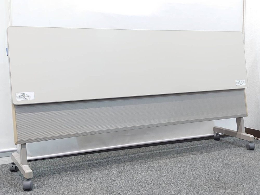 送料無料 東京地区限定 10台セット W1800×D450×H700 コクヨ 折りたたみテーブル 折り畳みテーブル スタックテーブル ミーティングテーブル 会議テーブル スタッキングテーブル KTT-S900F1 【中古オフィス家具】【中古】 - 画像 (6)