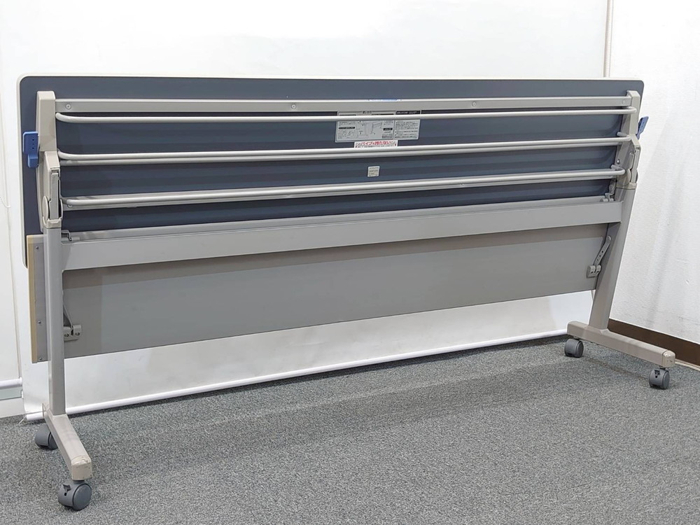 送料無料 東京地区限定 10台セット W1800×D450×H700 コクヨ 折りたたみテーブル 折り畳みテーブル スタックテーブル ミーティングテーブル 会議テーブル スタッキングテーブル KTT-S900F1 【中古オフィス家具】【中古】 - 画像 (7)