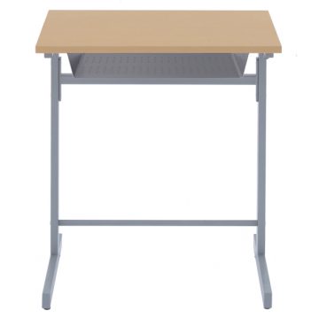 【法人様限定】送料無料 スタディーデスクⅡ 1人用 ナチュラル Z-SDY21-NA - 画像 (4)