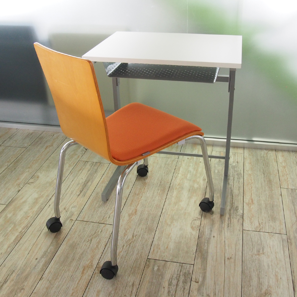 【法人様限定】送料無料 スタディーデスクⅡ 1人用 ナチュラル Z-SDY21-NA - 画像 (6)