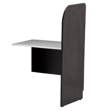 【法人様限定】送料無料 PCブースデスクⅡ 増連 W700 ダークⅡ Z-SHPCB2-70ADDB2