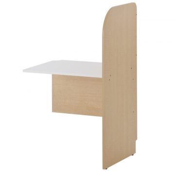 【法人様限定】送料無料 PCブースデスク 増連 W700 ナチュラル Z-SHPCB-70ADNA