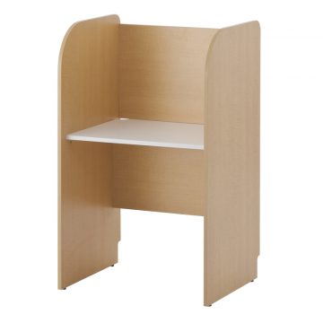 【法人様限定】送料無料 PCブースデスク 基本 W700 背板あり ナチュラル Z-SHPCB-70BPNA