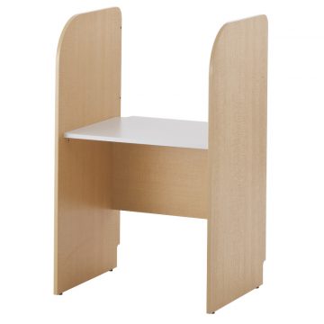 【法人様限定】送料無料 PCブースデスク 基本 W700 ナチュラル Z-SHPCB-70NA