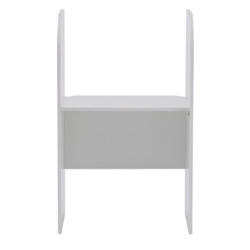 【法人様限定】送料無料 PCブースデスク 基本 W700 ホワイト Z-SHPCB-70WH - 画像 (5)