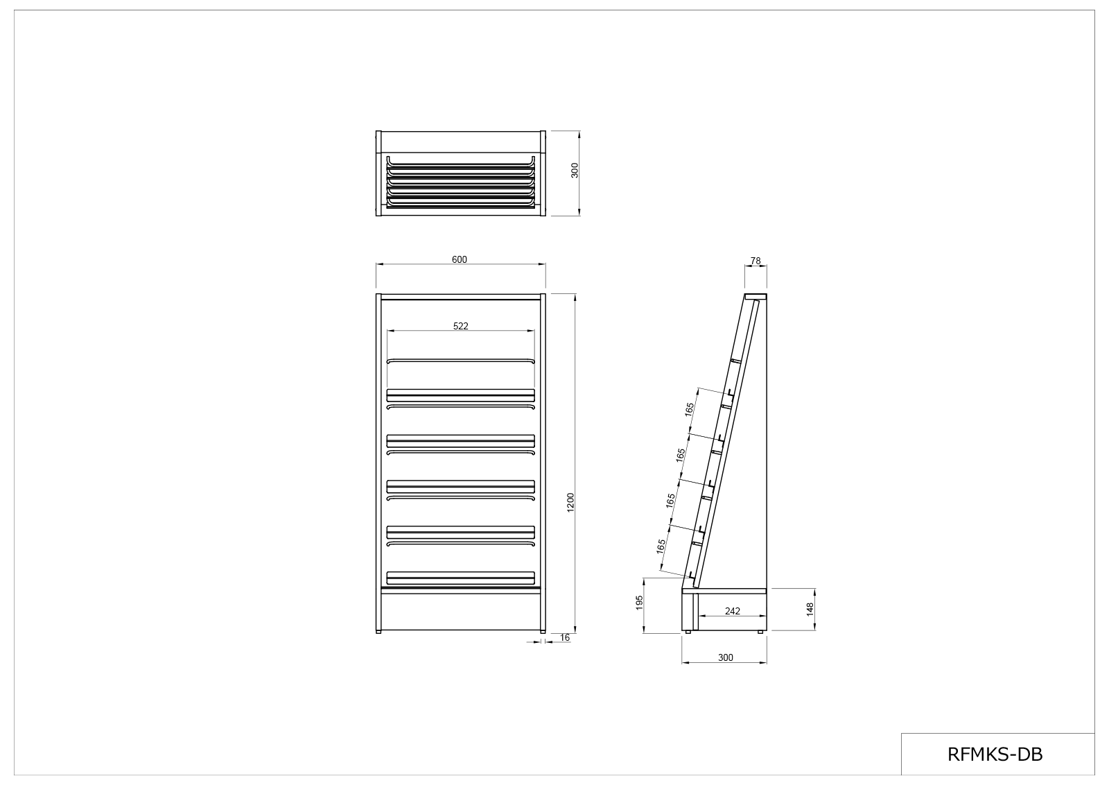 【法人様限定】送料無料 ミーツ カタログスタンド ダブル オーク RFMKS-DBOA - 画像 (5)