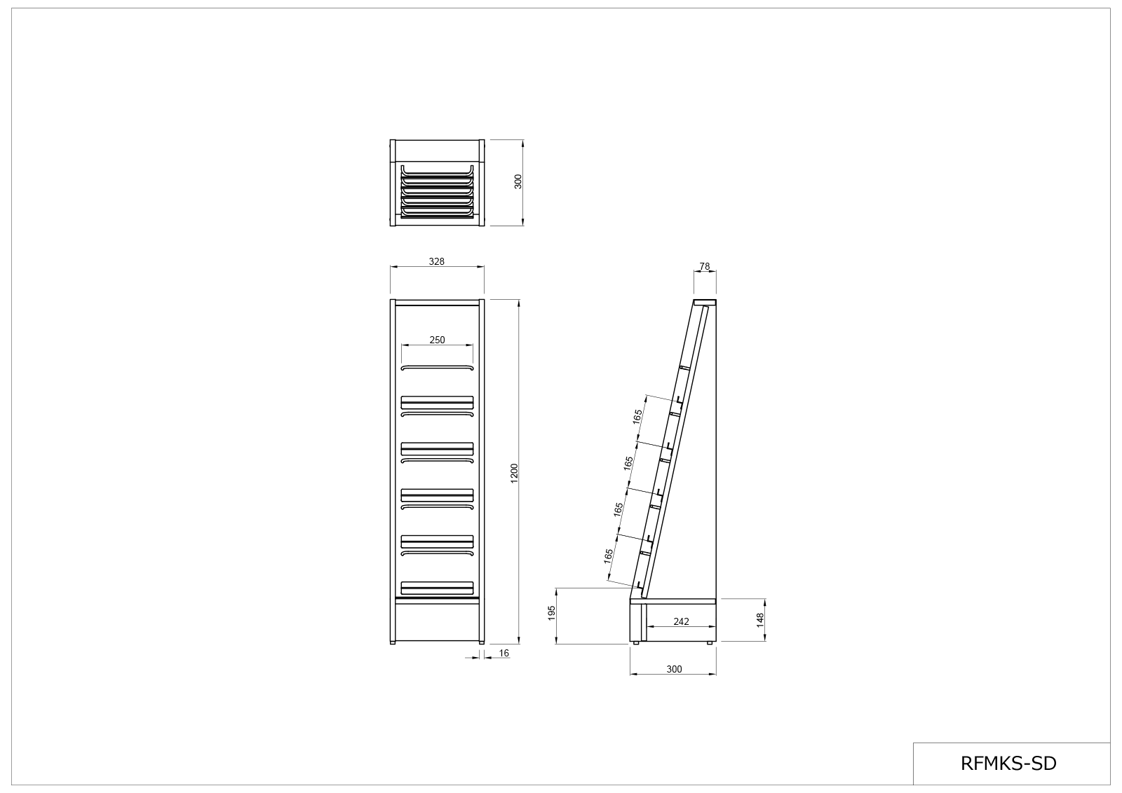 【法人様限定】送料無料 ミーツ カタログスタンド シングル オーク RFMKS-SGOA - 画像 (6)